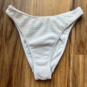 Pacsun White Ruffle Bikini Bottoms